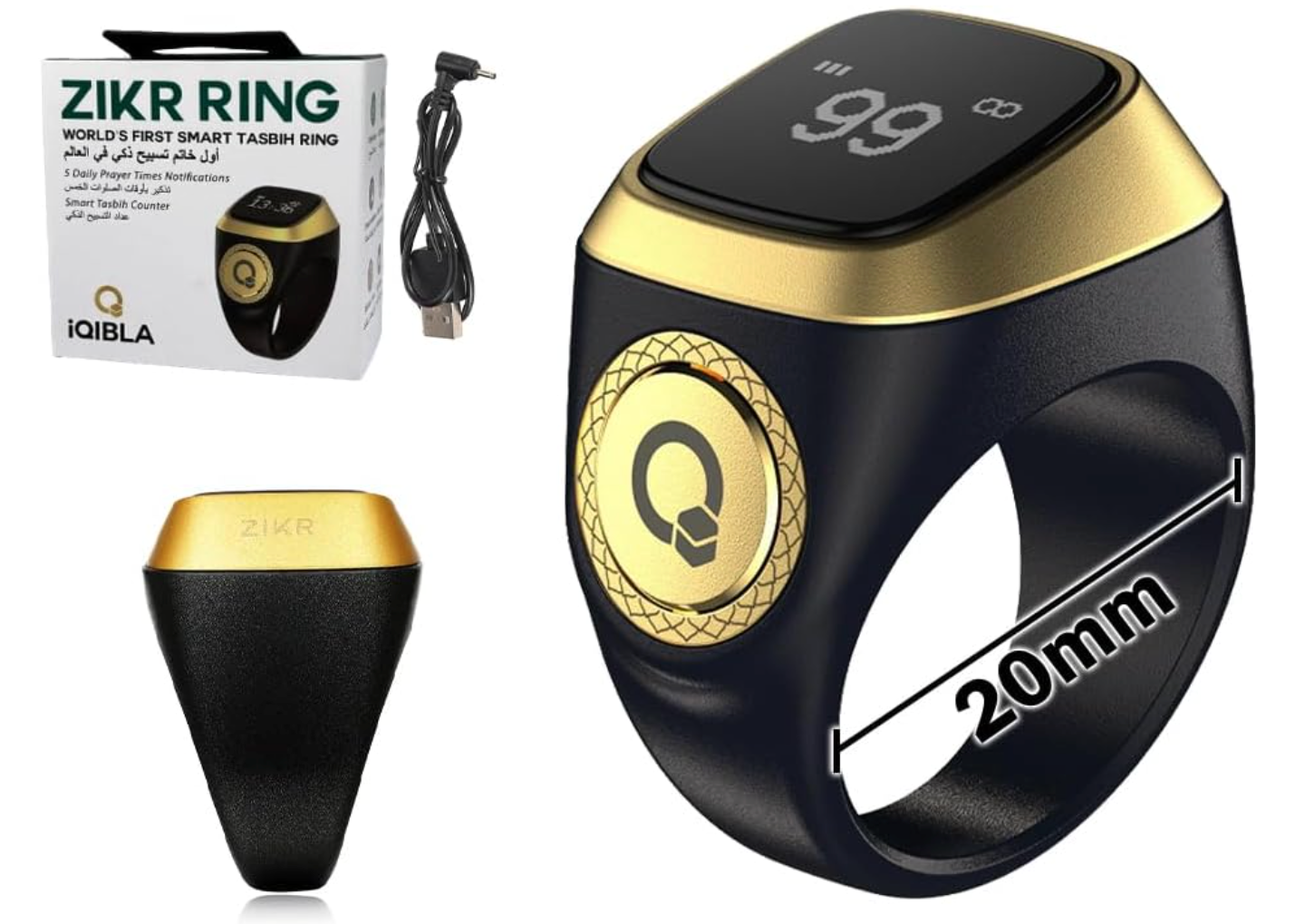 Smart Tasbih Dhikr Counter & Prayer Reminder by Vibration