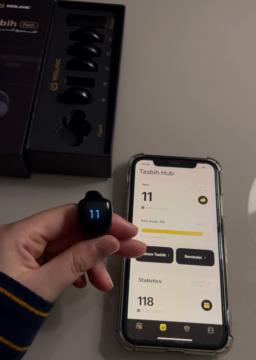 iTasbih Ring Dhikr Counter - Connected with App